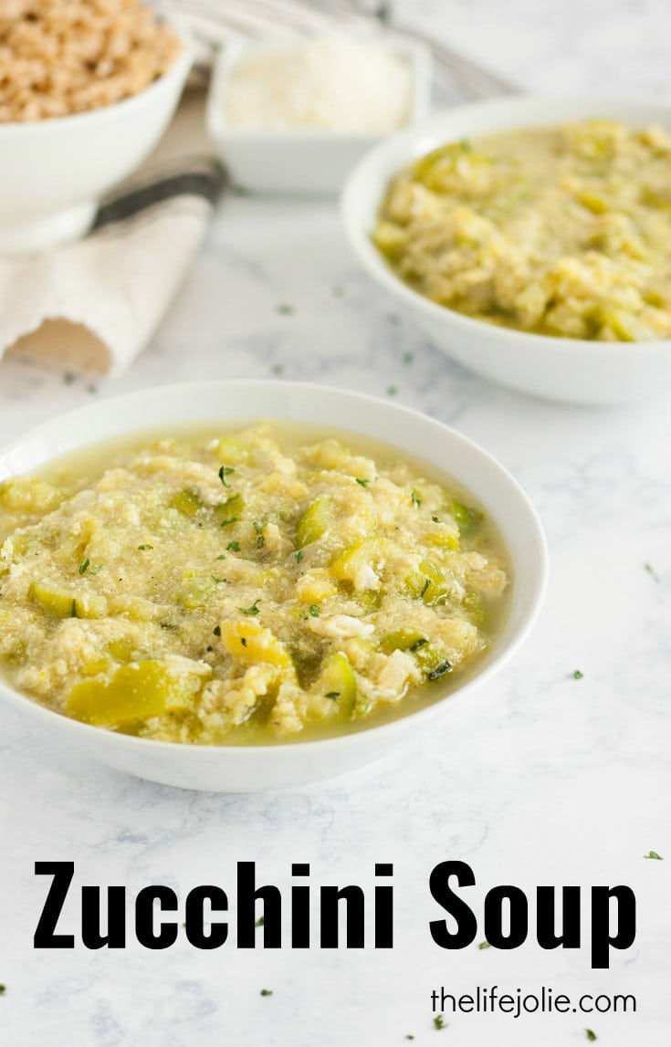 This Zucchini Soup Recipe is super easy to make. It's light and healthy: the perfect detox Italian meal. A few simple ingredients and you've got a delicious, satisfying lunch!