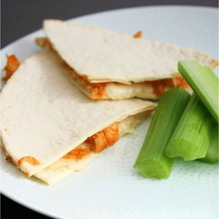 Buffalo Chicken Quesadilla | The Life Jolie
