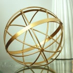 Decorative Metal Sphere Makeover | The Life Jolie