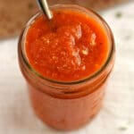 This zesty marinara sauce may be simple to make, but it is legendary in our family. With a secret ingredient the way from my Grandma, this sauce is perfect on pasta or anything else you have cookin’.