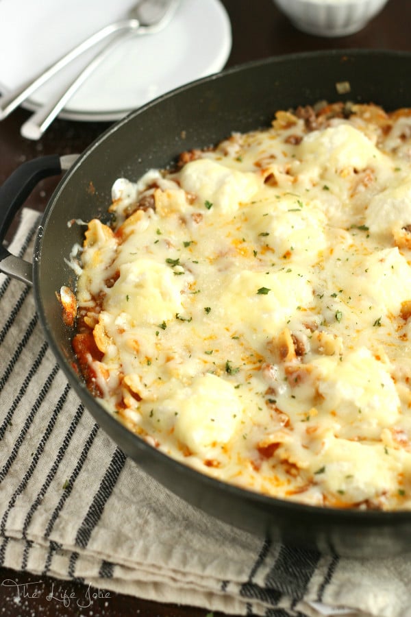 This Best Ever Skillet Lasagna truly is the amazing! It's such a quick and easy recipe and the flavors cannot be beat (especially because it comes together in around 30 minutes!). This one is definitely a keeper!