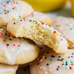 Meet your new favorite cookie recipe! This Sour Cream Cookies recipe is a family favorite. With a delicious cake-like texture, you’ve got an addictive cookie that isn’t overly sweet.