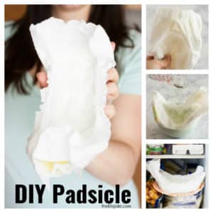 This awesome DIY Padsicle will make mom's postpartum recovery a bit more comfortable. It's super easy and quick to make and then you just pop it into the freezer!