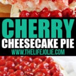 Rosie's Award Winning Cherry Cheesecake Pie is a favorite family recipe- it is insanely easy and heavy cream, cream cheese, vanilla, confectioner's sugar and cherries make up the minimal ingredients. It looks gorgeous on any dessert tables, especially for the holidays and could not be more delicious! Get in the kitchen and make this now!