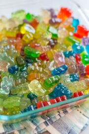 Boozy Gummy Bear Recipe - an easy and delicious alchoholic adult treat