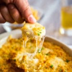 A square image of Chicken Swiss Dip.