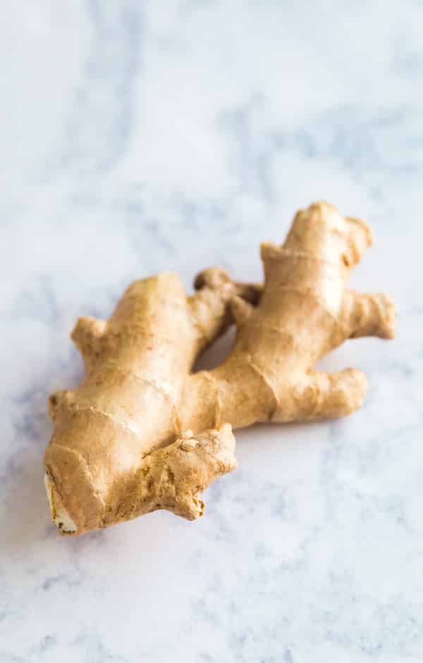A large knob of ginger.