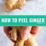 Did you know that you don't need to use a peeler to peel ginger? I'm going to show you how to peel ginger with one simple tool that we all have in our kitchen!