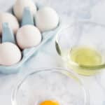 Does the idea of separating eggs make you a little nervous? Have no fear my friends, I want to show you how to separate egg whites from yolks with two different ways you can do it!