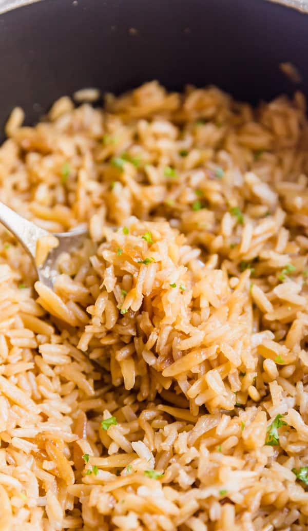 Rice pilaf with orzo