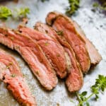 Meet Drunken Steak aka The Best Steak Marinade: your new favorite steak marinade for a hot summer night! Made with red wine, fresh herbs olive oil and dijon mustard It's seriously easy to make and tastes fantastic!