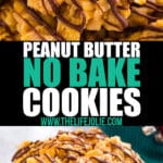 These Peanut Butter No Bake Cookies have just the right amount of crunch while also being chewy- they're a hit with both kids and adults without all the hassle of having to bake them!