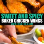 These Sweet and Spicy Baked Chicken Wings are a definite winner: quick and easy to throw together and they come out so crispy with the most fantastic sweet and spicy sauce that will have everyone begging for seconds!