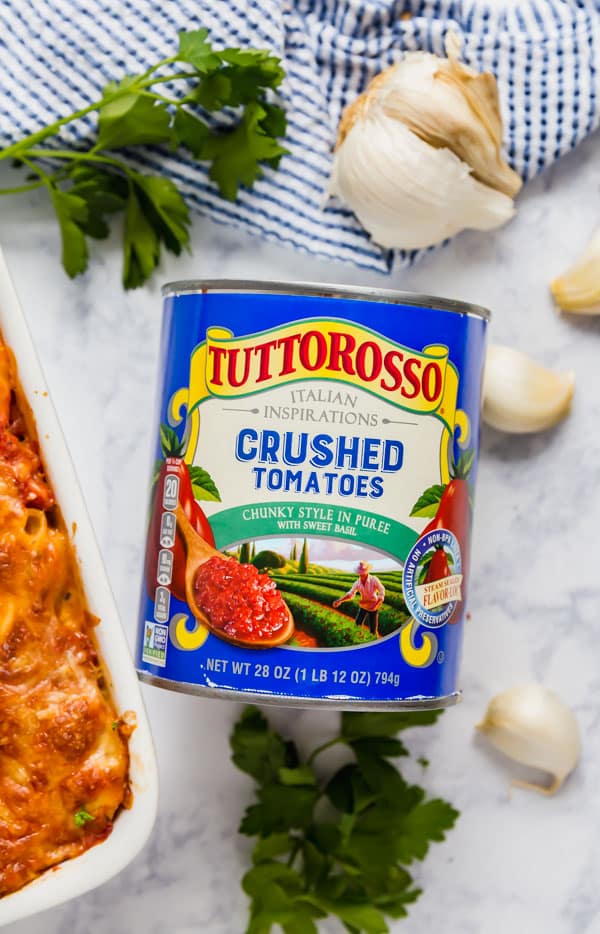 A can of Tuttorosso tomatoes
