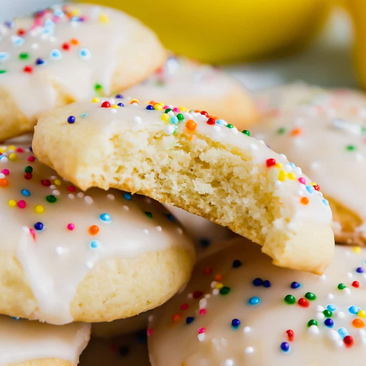 Sour Cream Cookies - a cake-like cookie that's easy to make