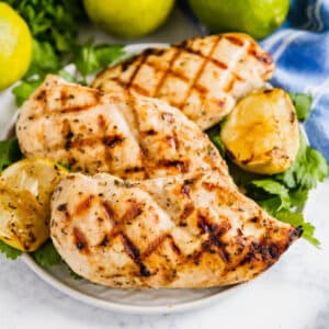 Once you try this Coconut Cilantro Lime Chicken, it will be your go-to grilled chicken for the summer! Just a few simple ingredients and you've got a marinated chicken you can use that day or freeze for later.