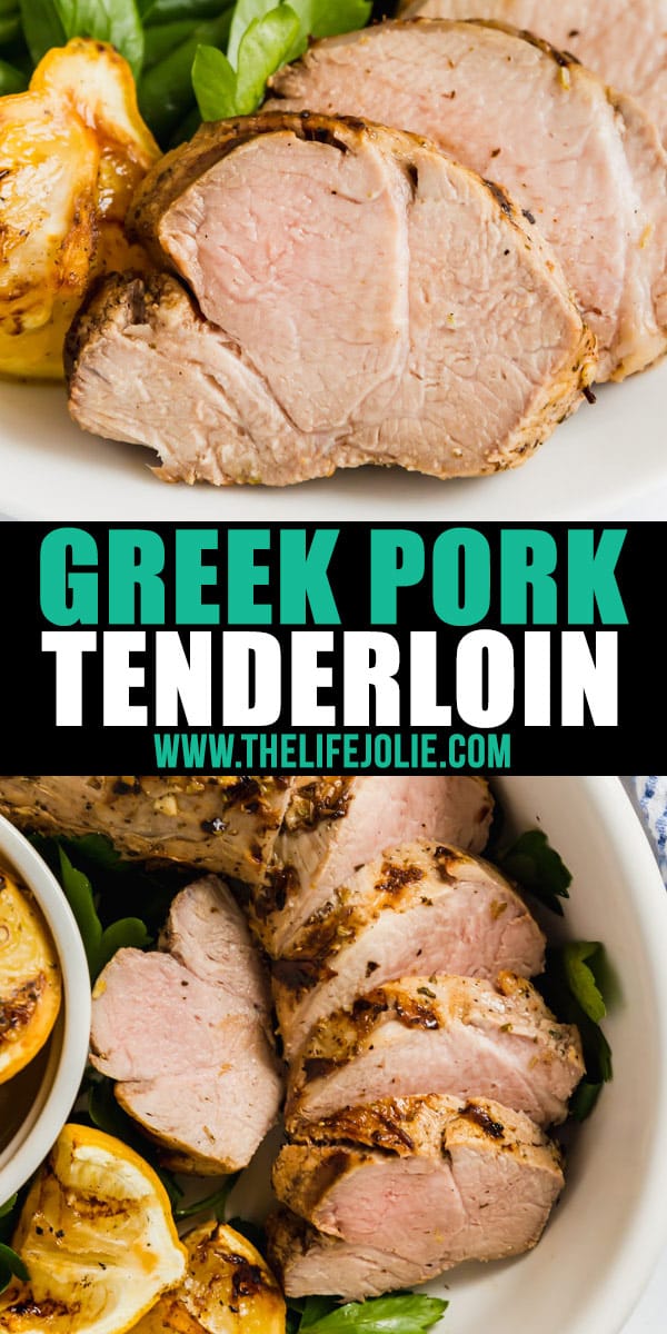 Once you try this Greek Pork Tenderloin marinade, you'll be making it on repeat all summer. It whips up in minutes and gives your pork tenderloin (or any protein of choice!) the most fantastic flavor!
