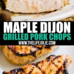 This Maple Dijon Grilled Pork Chop Marinade is so full of savory, delicious flavor, it'll be on repeat for the entire summer! It's easy to throw together and freeze or cook right away!