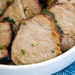It's a busy summer weeknight- what's for dinner? Asian Grilled Pork Tenderloin! It's crazy easy to make and and full of unexpected but delicious flavor!