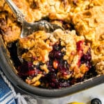 Make this Blueberry Dump Cake Recipe for a seriously easy dessert that is sure to wow your friends and family. Just dump the ingredients and bake- you don't even have to stir!