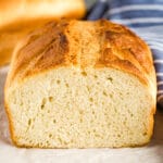 Baking bread doesn't have to be intimidating and this easy, soft bread recipe for the World's Fastest Sandwich Bread is proof. Get ready to never want to buy store bought white bread again- and you don’t even need a bread machine!