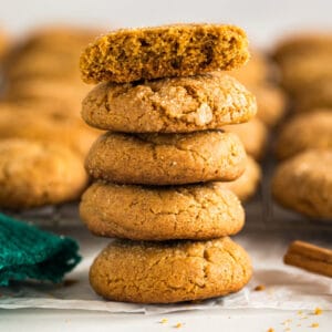  These soft old fashioned Molasses Cookies are the perfect combination of a little bit chewy and a little bit of spice. They're the best easy family favorite recipe that you'll want to make again and again (not just at Christmas)!