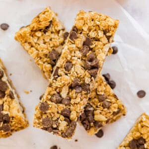 Who needs store-bought chewy granola bars when you can make your own? With simple, wholesome ingredients this easy to make Homemade Granola Bars recipe is a healthy snack that's sure to impress! And these are not just for kids, adults love them too!