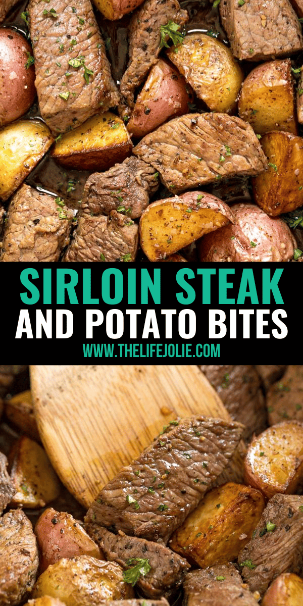 This Sirloin Steak and Potato Bites recipe is an easy one-pan dinner. It's full of delicious flavor and comes together quickly- the perfect option for meat-and-potatoes on a weeknight.