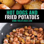 As a little throw back to one of my childhood recipes, I'm sharing how to make hot dogs and fried potatoes. This quick and easy dinner is a simple go-to, especially because it's kid friendly!