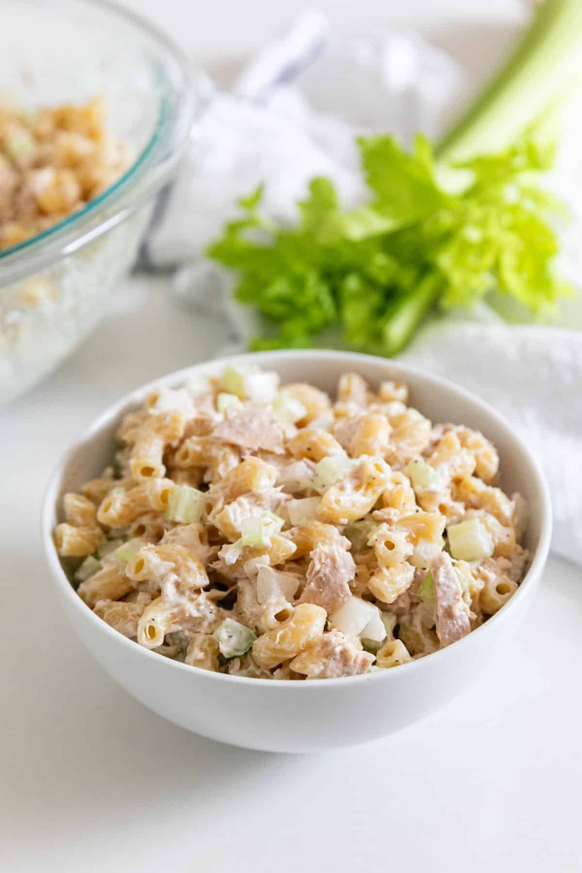 Tuna Macaroni Salad - and easy and delicious family favorite side dish
