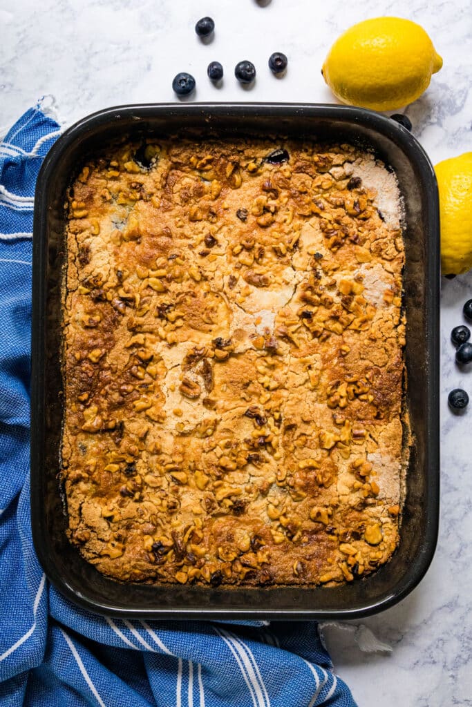 Blueberry Lemon Dump Cake