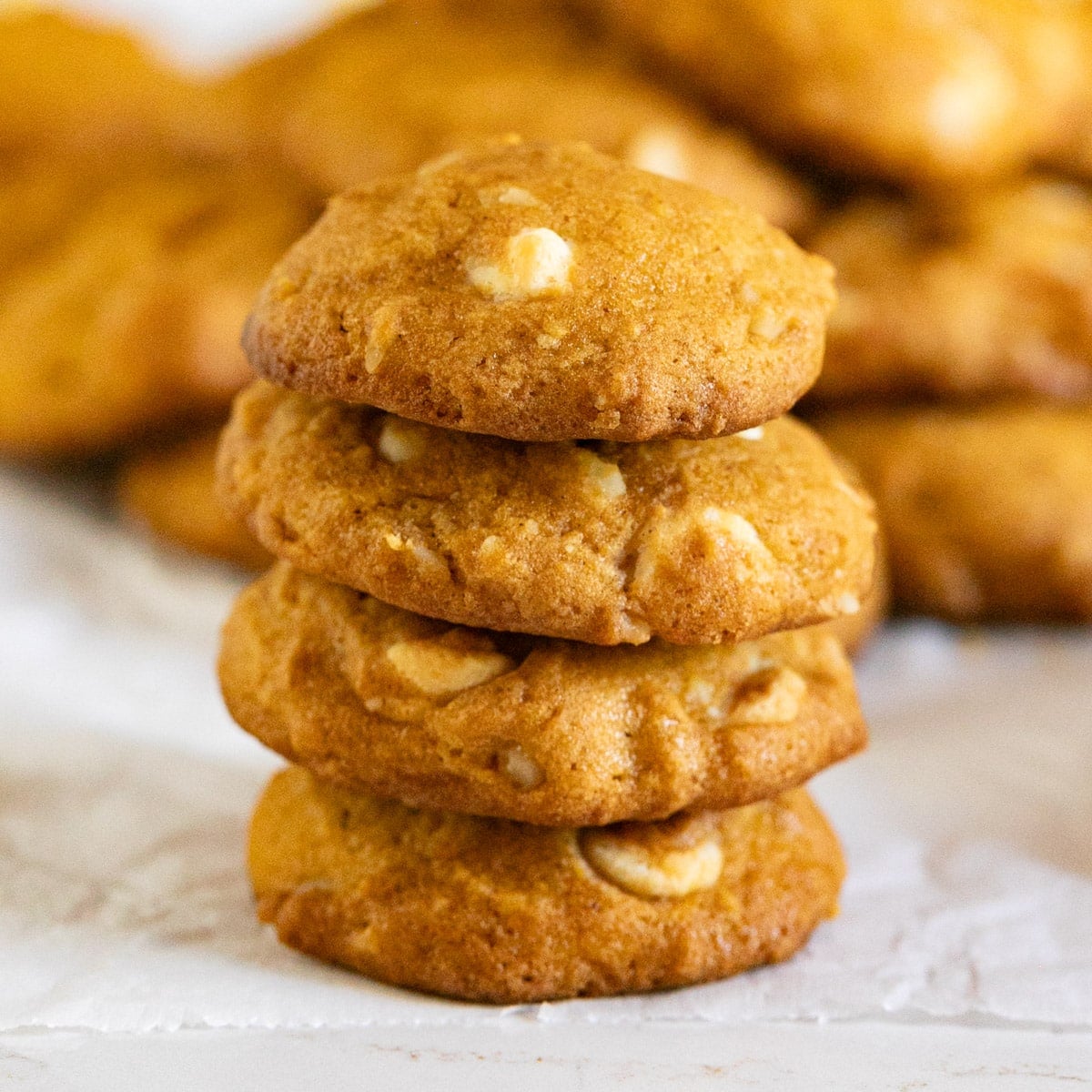 Pumpkin White Chocolate Chip Cookies